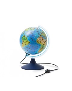 Глобус Земли интерактивный зоогеографический с подсветкой и очками VR 210 мм Globen