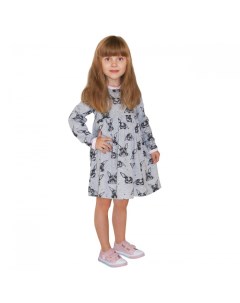 Платье для девочки Серый заяц 0150 СЗ Milimbi