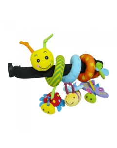 Подвесная игрушка Развивающая спираль Гусеница и друзья Biba toys