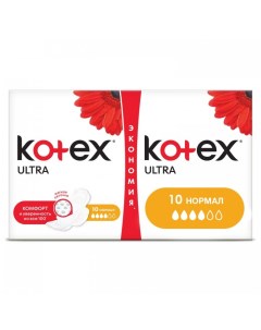 Гигиенические прокладки Ultra Normal 20 шт 4 упаковки Kotex