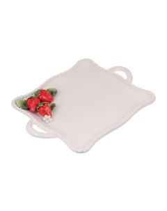 Блюдо с ручками 31х40см Strawberry Annaluma