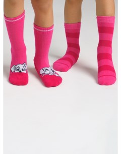 Носки с махровой стопой для девочки 2 пары в комплекте Playtoday kids