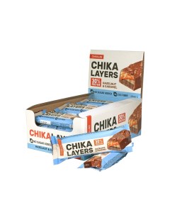 Протеиновый батончик Chika Layers Hazelnut Caramel 12 шт Chikalab