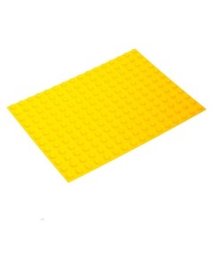 Пластина основание для конструктора цвет жёлтый Kids home toys
