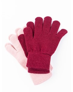 Комплект перчаток розового цвета для девочки Playtoday tween