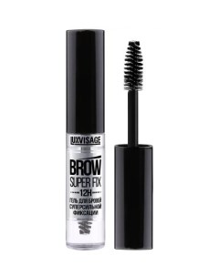 Гель суперсильной фиксации для бровей Brow Super Fix 12h бесцветный 6 г Luxvisage