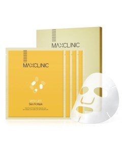 Маска с витаминами для тонуса и сияния кожи лица Vita Lift Skin Fit Mask 4 х 19 мл Maxclinic