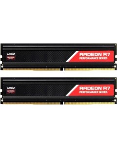 Оперативная память 16Gb 2x8Gb PC4 19200 2400MHz DDR4 DIMM CL16 R7S416G2400U2K Amd