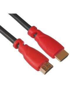 GCR Кабель 2 0m HDMI версия 1 4 черный красные коннекторы OD7 3mm 30 30 AWG позолоченные контакты Et Green connection