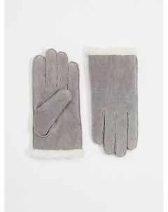 Тёплые замшевые перчатки Zolla