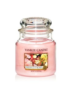 Аромасвеча в банке Свежесрез розы 1038356E Yankee candle