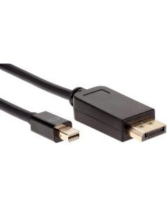 Кабель переходник Mini DisplayPort M Display Port M 4K 60 Hz 1 8м VCOM CG682 1 8M Vcom telecom