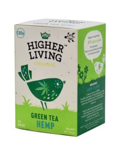 Чай зеленый с травами в пакетиках Higher living organic
