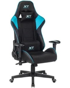 Кресло для геймеров X7 GG 1100 чёрный голубой A4tech