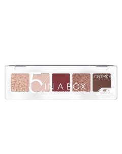 Палетка теней для век 5 IN A BOX тон 060 vivid burgundy look Catrice