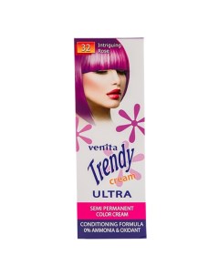 Крем краска для волос ULTRA тон 32 Интригующий розовый 75 мл Venita