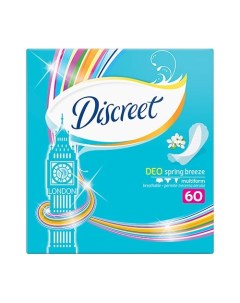 Прокладки ежедневные DEO Spring breeze 60 шт Discreet