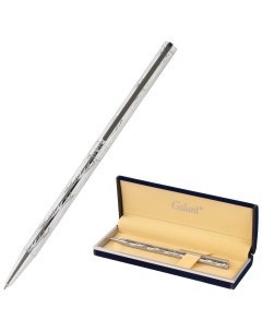 Ручка подарочная шариковая Astron Silver корпус серебристый детали хром узел 0 7 мм синяя 143527 Галант