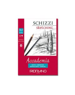 Блокнот для эскизов на спирали Accademia sketching 42х59 4 см 50 л 120 г Fabriano