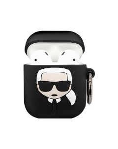 Чехол для наушников KLACCSILKHBK чёрный Karl lagerfeld