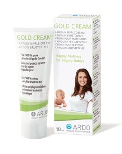 Ланолиновый крем для сосков Gold Cream 10 мл Ardo