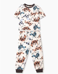 Пижама с лошадками для мальчика Gloria jeans