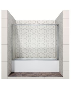 Шторка на ванну Bath Screens 150х140 16041104 профиль Хром стекло CrystalPure Ambassador