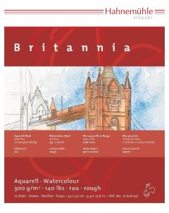 Альбом склейка для акварели Hahnemuhle Britannia 24x32 см 12 л 300 г Hahnemuhle fineart