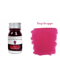 Чернила в банке 10 мл Rouge bourgogne Бордовый Herbin