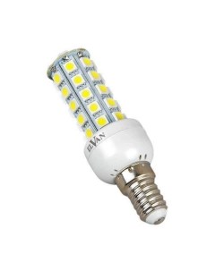 Лампа светодиодная E14 9W 6400K прозрачная Elvan