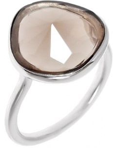 Кольцо с раухтопазами из серебра Balex