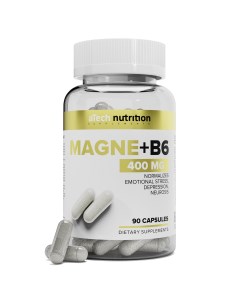 Комплекс Магний B6 60 твердых капсул Витамины и добавки A tech nutrition
