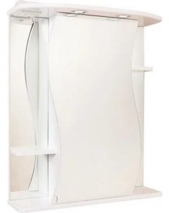 Зеркало шкаф Лилия 65 R с подсветкой белый 206511 Onika