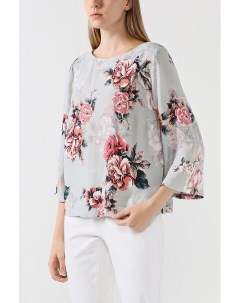 Блуза из вискозы с цветочным принтом Noom