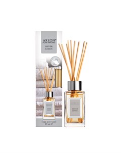 Диффузор ароматический серебряный лен HOME PERFUME STICKS Silver Linen 85 мл Areon