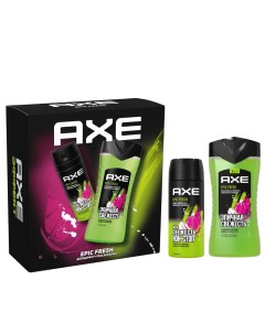 Набор подарочный для мужчин Epic Fresh антиперспирант спрей гель для душа Axe