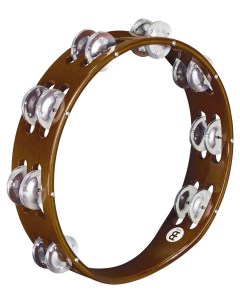 Тамбурины пандейру джинглы TA2A AB TRADITIONAL WOOD TAMBOURINE ALUMINUM JINGLES Meinl