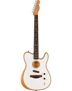 Акустические гитары Acoustasonic Player Telecaster Arctic White Fender