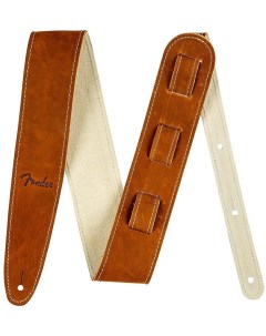 Ремни для гитар Ball Glove Leather Strap Brown Fender