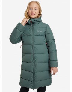 Пальто утепленное для девочек Зеленый Outventure