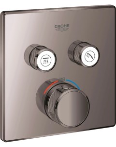 Термостат Grohtherm SmartControl для ванны с душем темный графит Grohe
