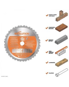 Диск пильный универсальный R185TCT 20MS Evolution