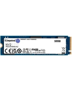 SSD M 2 накопитель 2280 PCI E 4 0 x4 NV2 500Gb SNV2S 500G Kingston