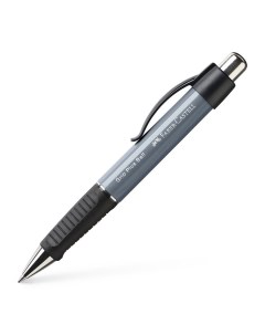 Ручка шариковая автоматическая Faber Castell Grip Plus Ball 0 7 мм синяя грип корпус серый каме Faber–сastell