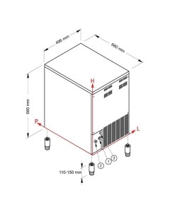 Льдогенератор SLF 190 A Ntf