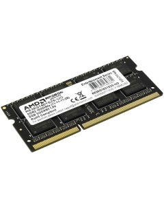 Оперативная память DDR3 SO DIMM PC3 12800 1600MHz 8Gb R538G1601S2S U Amd