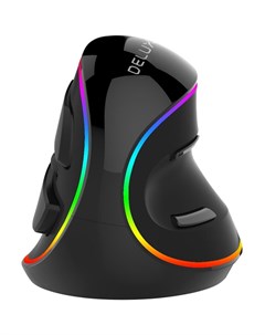 Мышь KM M618 Plus RGB Black проводная Delux