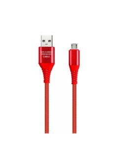 Кабель для сотового телефона Smartbuy microUSB 1м Red iK 12ERGbox microUSB 1м Red iK 12ERGbox