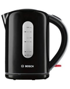 Чайник TWK7603 3000 Вт чёрный 1 7 л пластик Bosch