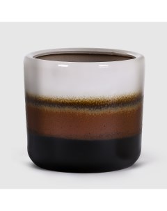 Кашпо керамическое для цветов 33x27см 3 цвета Shine pots